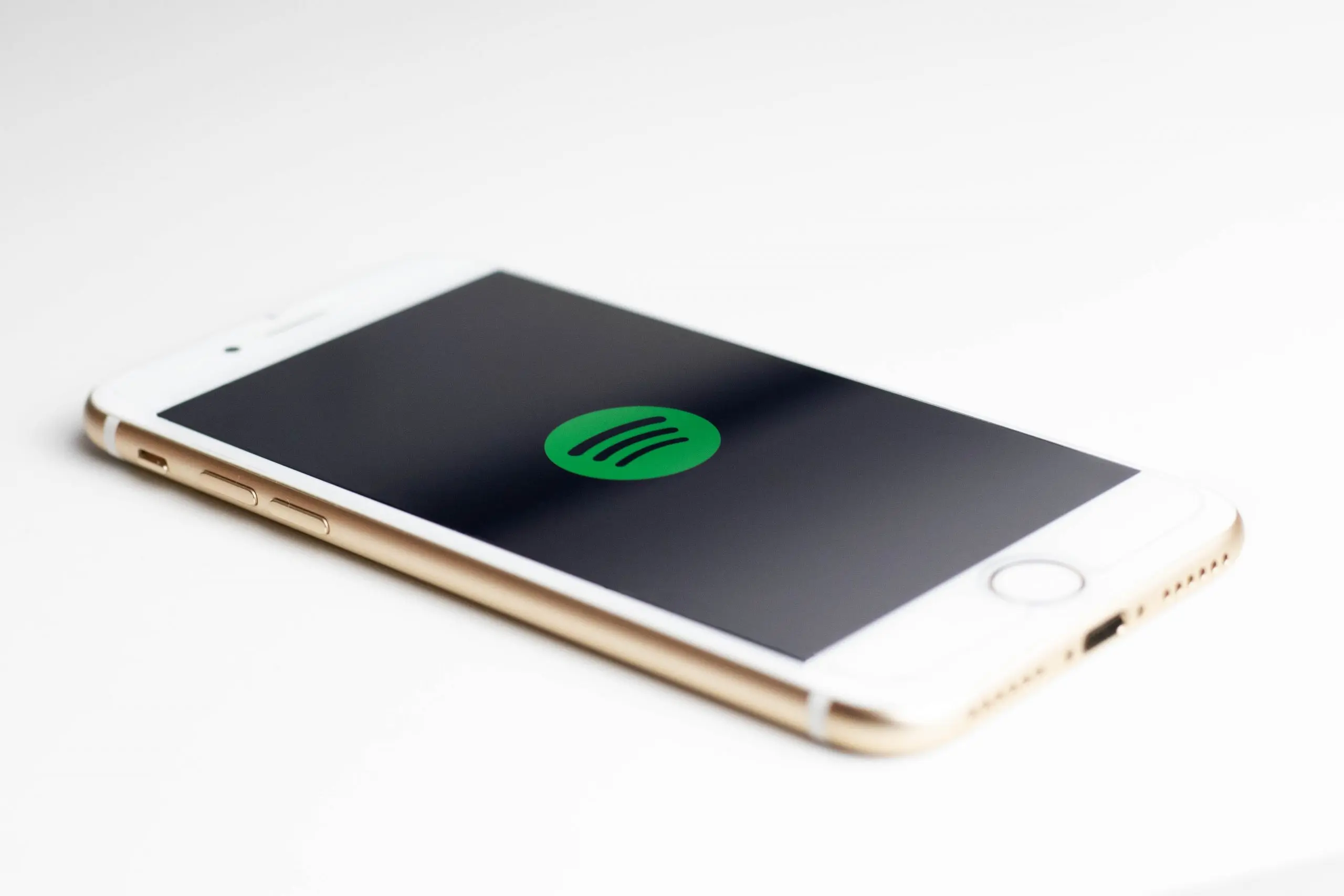 Spotify logo on iPhone